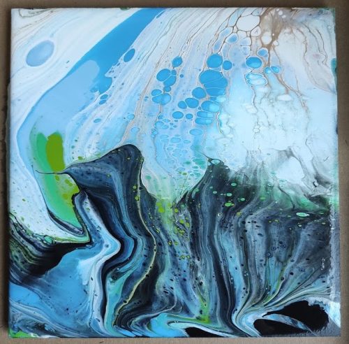 Fluid art festmény