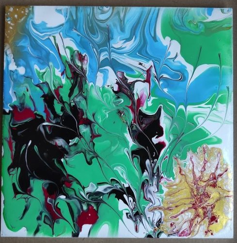 Fluid art festmény (2)